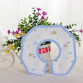 Octagonal 360 Degree Lovely Printing Baby Bib